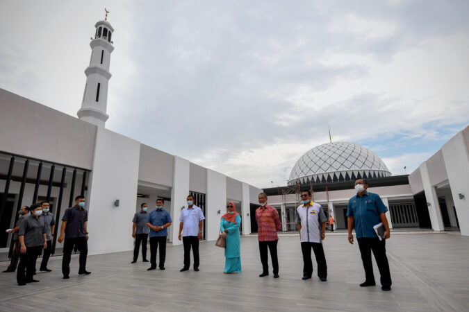 PM tinjau Masjid Haji Muhammad Yassin di Pagoh - Pejabat 